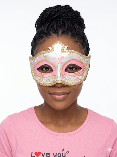 Glitter Carnival mask