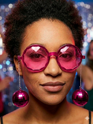 Disco Diva Glasses