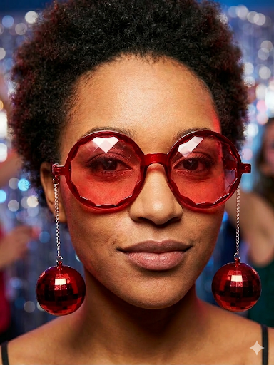 Disco Diva Glasses