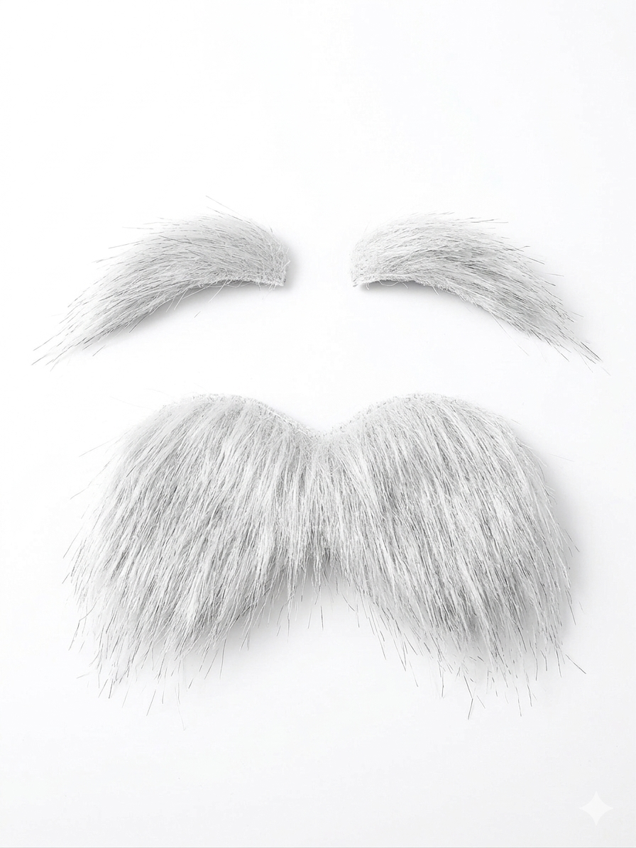 Fake Eyebrows and Mustache
