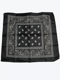 Black Paisley Bandana