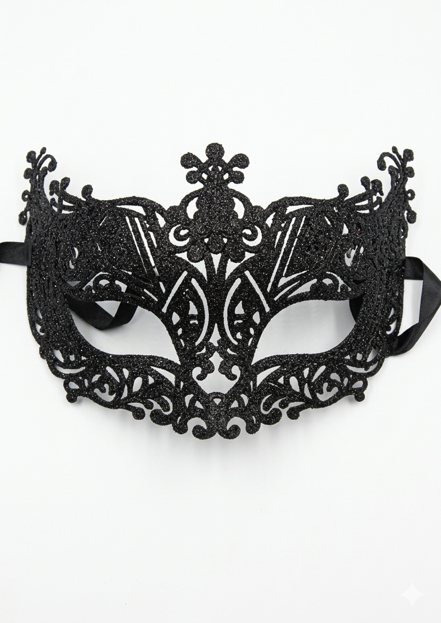 Elegant Glitter Mask