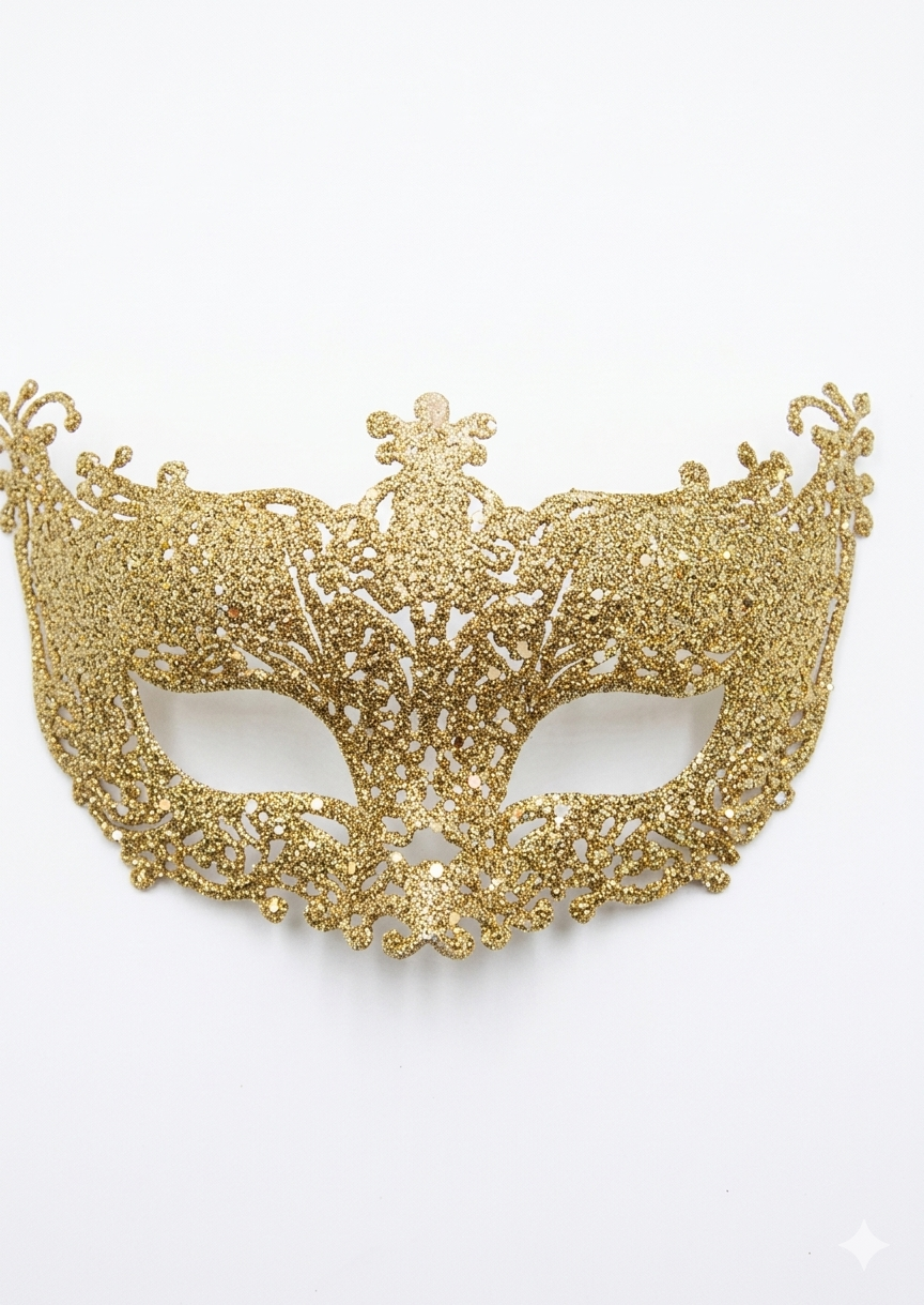 Elegant Glitter mask