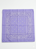 Lilac Paisley Bandana