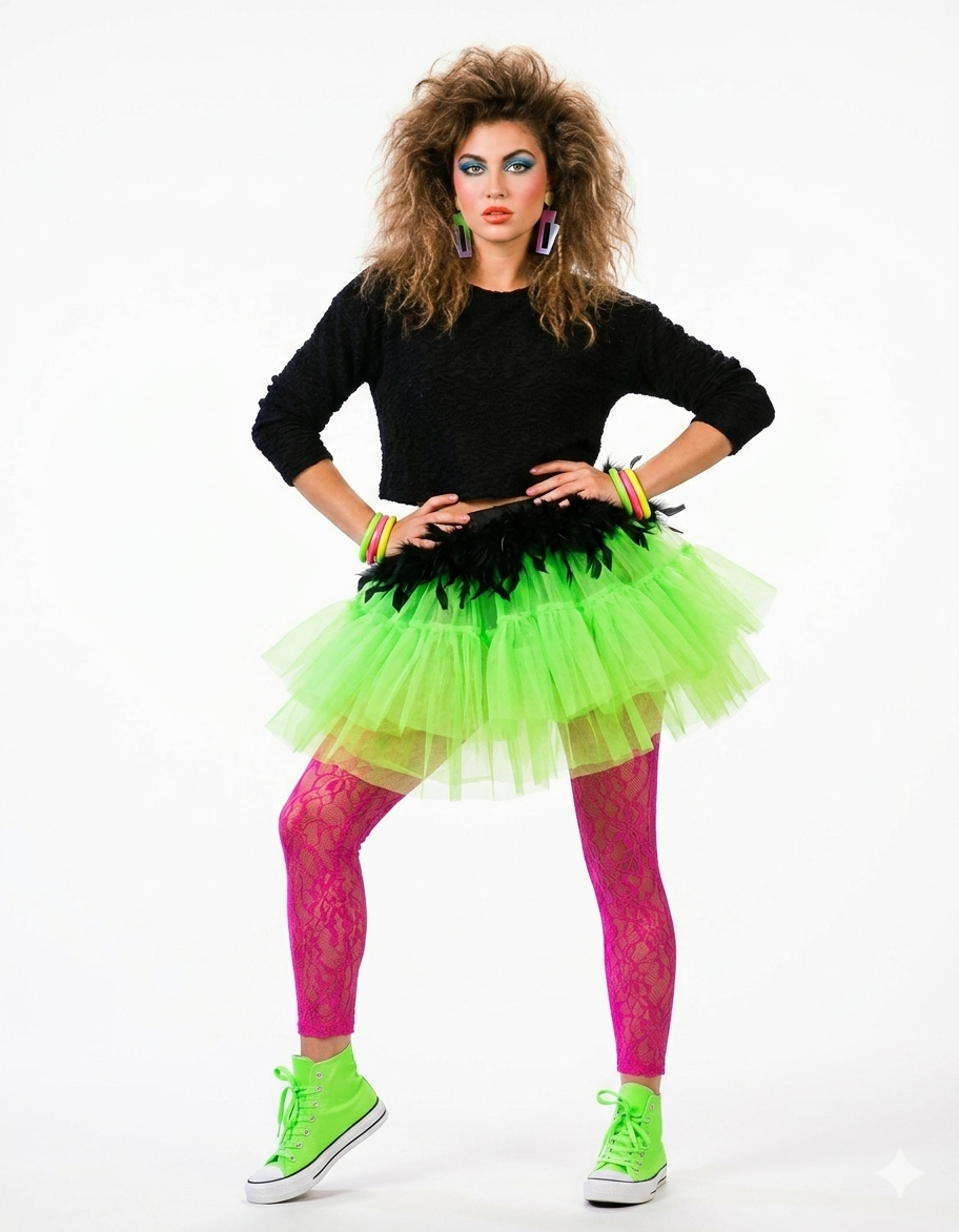 80s Lace Leggings