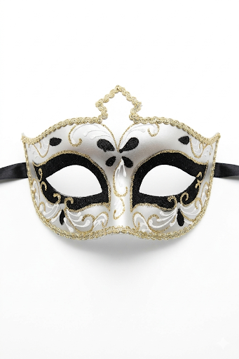 Carnival Glitter Mask