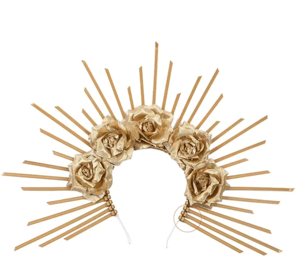Celestial Rose Crown Gold