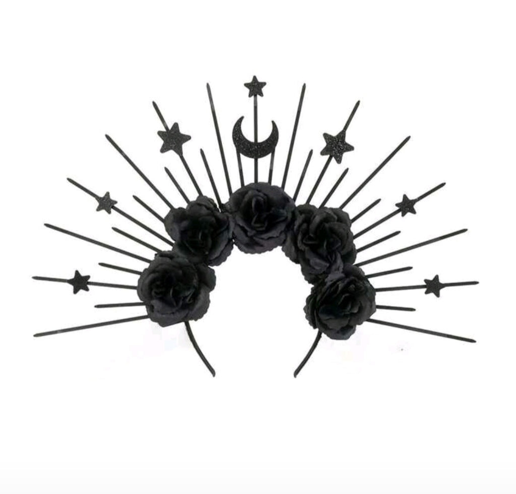 Celestial Rose Crown Black