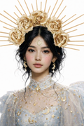 Celestial Rose Crown Gold