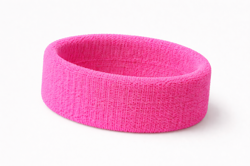 Neon Pink Sweatband