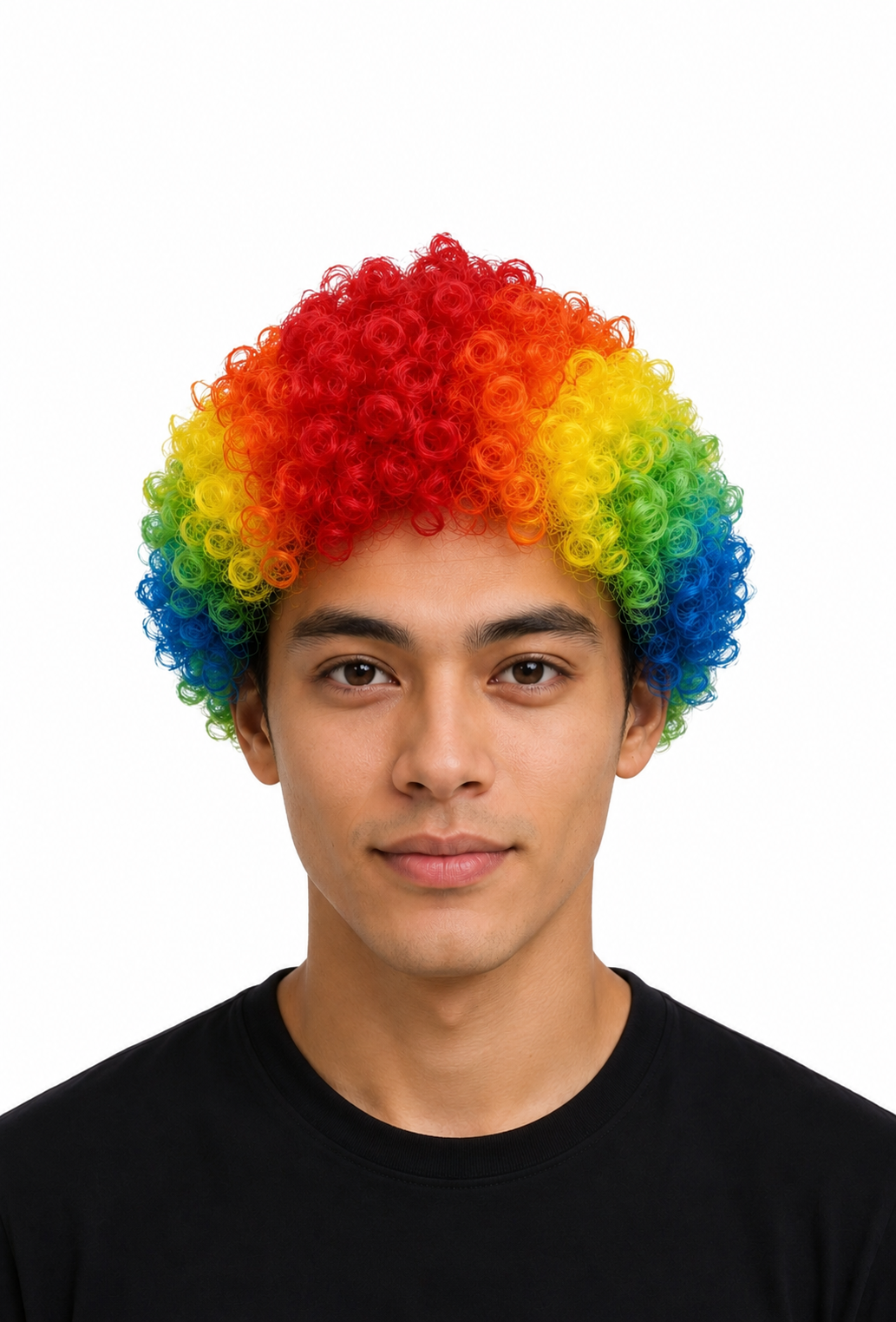Rainbow Afro Wig