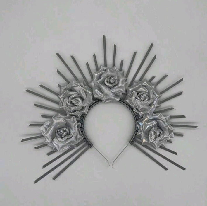 Celestial Rose Crown Silver
